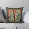 Angeli Laudantes Edward Burne-Jones Square Pillowcase Polyester Linen Velvet Pattern Decor Throw Pillow Case Car Cushion Case