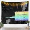 Hot Pink Black White Tapestry For Kids Boys Girls Abstract Morden Wall Art Buffalo Check Wall Hanging Blanket Bedroom Decor