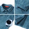 Spring Apparel for Elderly Women: Lapel Shirts for Mothers Aged 60-70+