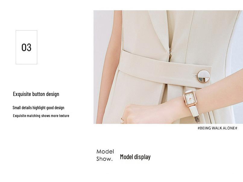 2024 Women's Professional Suit Dress: Elegant Summer Workwear for Formal Occasions in Beauty Salons & Jewelry Stores