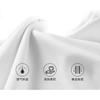 GEVAERT Cool Quick-Dry 70s Long-Staple Cotton Ice Silk Short-Sleeve T-Shirt for Men, High-End Round Neck Short Sleeve, White, XL