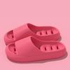 Herren Hausschuhe Plateau Hohlsohle Schnelltrocknende Sandalen Sommer Badezimmer Superleichte Weiche Rutschfeste Hausschuhe für Damen Pantuflas