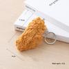PVC Fried Chicken & Cola Keychain - Play Food Model Including Drumsticks, Wings, Nuggets