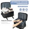 Large-Capacity Air Vacuum Compression Travel Backpack Men Business Computer Bag Black Bag Hand Luggage Backpack Cabin Bag