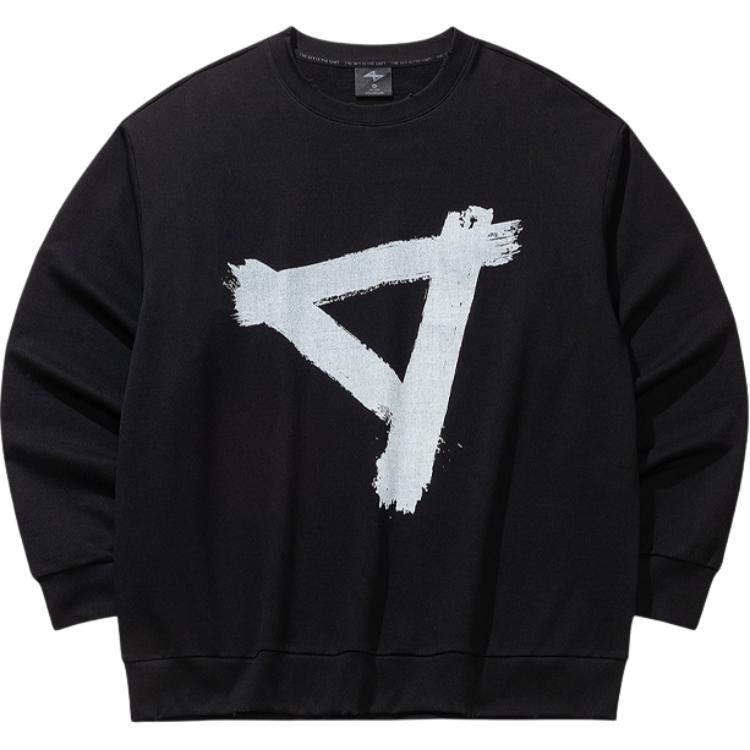 Anta Basketball Series Pullover Round Neck Printed Long Sleeve Sweatshirt Men sweatshirt 152631713-2