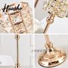 Elegant Gold/ Metal Candle Holder With Crystal Accents Wedding Dinner Party Home Decor