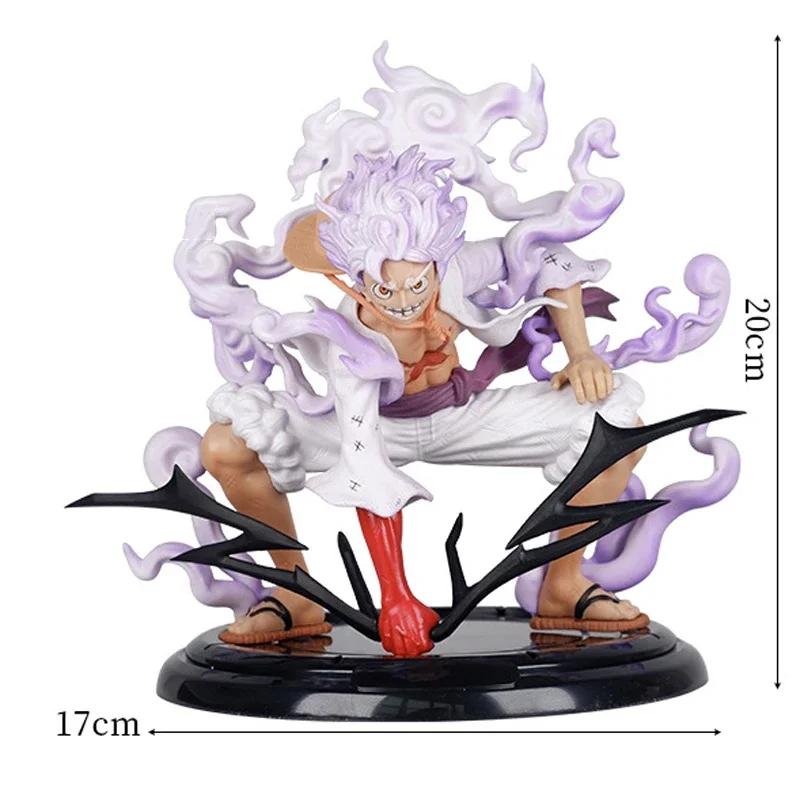 Anime One Piece Luffy Figure Sun God Nika Gear 5 Luffy Figurine PVC Action Figures Collectible Model Toys For Children Gifts