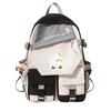 Goose Personalized Printing Korean Version Of Student Schoolbag Campus Color Matching Versatile Casual Backpack Trend