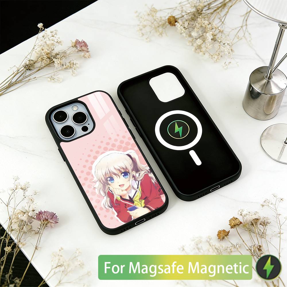 Charlotte Nao Tomori Phone Case For iPhone17,16,15,14,13,12,11 Plus,Pro Magnetic For Magsafe Wireless Charging