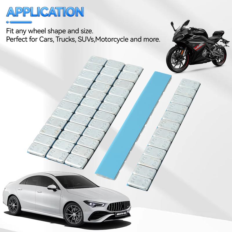Wheel Balance Weight Tire Adhesive Iron Universal 5g Tyre Hub Block 60Pcs/lot Stick-On Tools For Car Motorcycle Bike Automobile