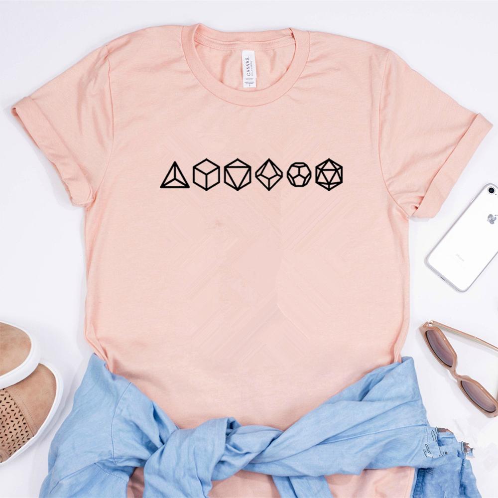 Vintage DND Shirt Damen Dnd Würfel T-Shirt Tabletop RPG Gaming T-Shirts Unisex Kurzarmhemden Brettspiele Outfit Lustige Oberteile