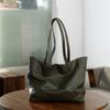 Top-grain Cowhide Large Shopping Bag Genuine Leather Women's Casual and Simple Tote Mother Bag Women's Designer Luxury Bag
