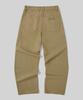 Beodeonteu Garment-Dyed Cut-Pocket Wide Twill Pants [Timber]