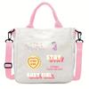 Felix Kpop Band Super Star Printed Crossbody Bag Casual Canvas Shoulder Bags