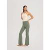 Budhi Mudra Shirring Flare Pants Sea Spray