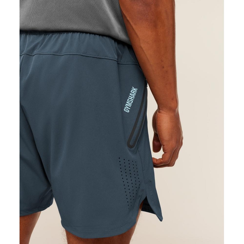 Gymshark Sport Hybrid Short Stealth Blue A3c9m Ud6s
