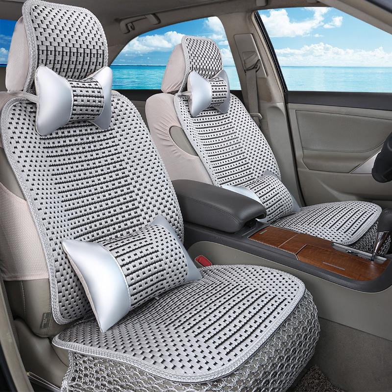 

Подушка на сиденье автомобиля Nissan Sylphy, Qashqai, X-Trail из ледяного шелка - Универсальная, Прохладная, Летняя и Всесезонная накидка на переднее сиденье. Regular