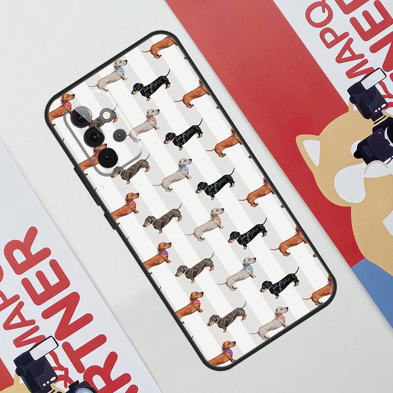 Cute Dachshund Dog Hot Case For Samsung Galaxy A06 A16 A36 A56 A55 A35 A33 A53 A13 A23 A17 A54 A34 A14 A52 A32 A15