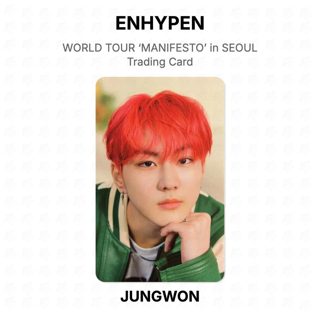 ENHYPEN WORLD TOUR ‘MANIFESTO’ in SEOUL Trading Card Official Photocard