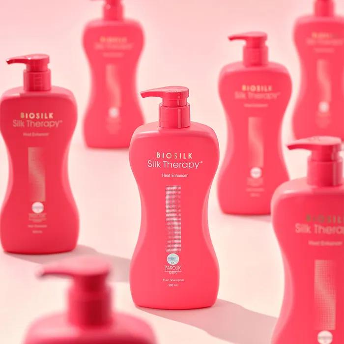 Silk Therapy_Heat Enhancer Shampoo 500ml + Heat Enhancer Shampoo 100ml