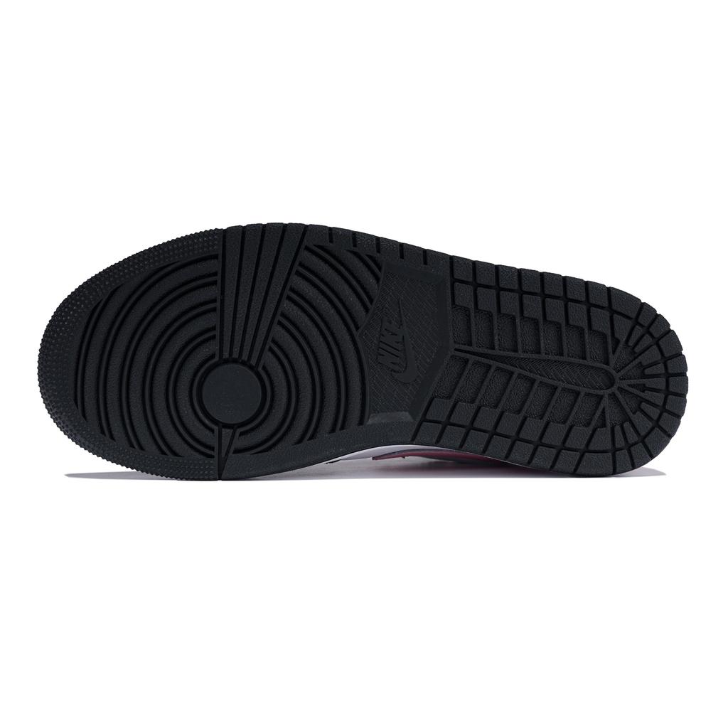 Jordan Air Jordan 1 Abrasion Resistant Low top Vintage Basketball Shoes Unisex Black Pink DC0774-101(Team1712-)