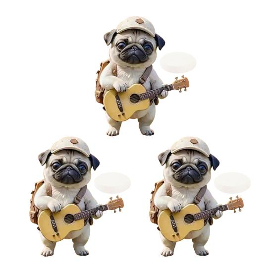 Désodorisant de Voiture Acrylique Clip d'Aération Chien Décoratif Parfum de Voiture Clip Climatiseur Voiture Anti-Rouille Chien Adore Cadeau Accessoires Intérieur d'Aération Auto