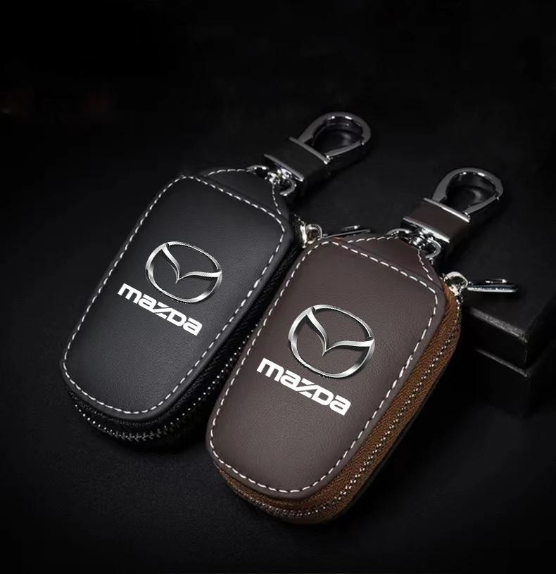 2025 Gorący Odporny Na Kolor Premium Inteligentne Etui na Brelok Samochodowy Pyłoszczelny Organizer na Klucze Samochodowe Do Mazda 6 3 CX5 5 323 CX7 Demio Atenza Axela