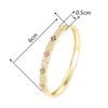 Chic Colored Zirconia Girls' Bracelet - Versatile, Luxury, and Personalized