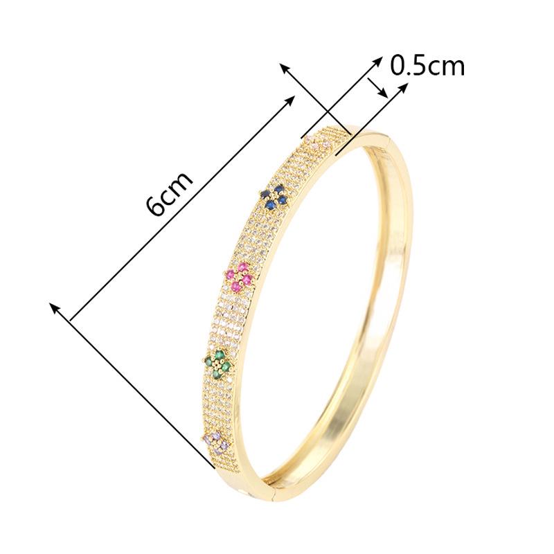 Chic Colored Zirconia Girls' Bracelet - Versatile, Luxury, and Personalized