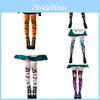 Halloween Dames Vleermuisprint Over de Knie Cosplay Kostuum Kousen Comfortabel Polyestermateriaal