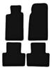 Tapetes de chão veludo preto BÁSICOS para: Jaguar XJ6 X300 sedan (1994-1997)