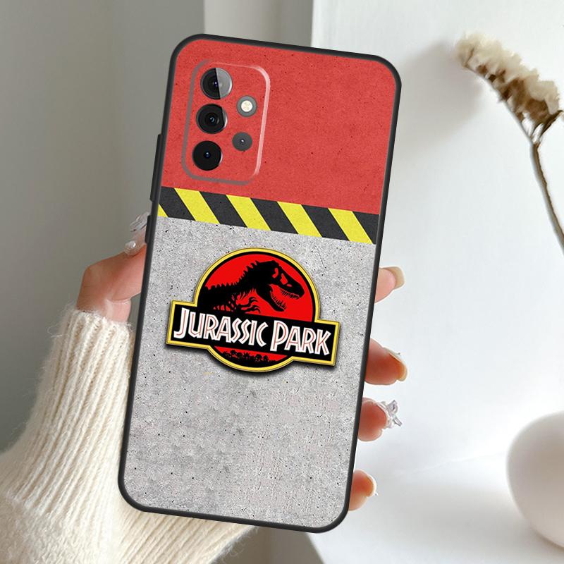 Jurassic Park Dinosaur World For Samsung Galaxy A51 A71 A12 A22 A32 A52 A72 A13 A23 A33 A54 A53 A34 A73 A21S A52S Phone Case