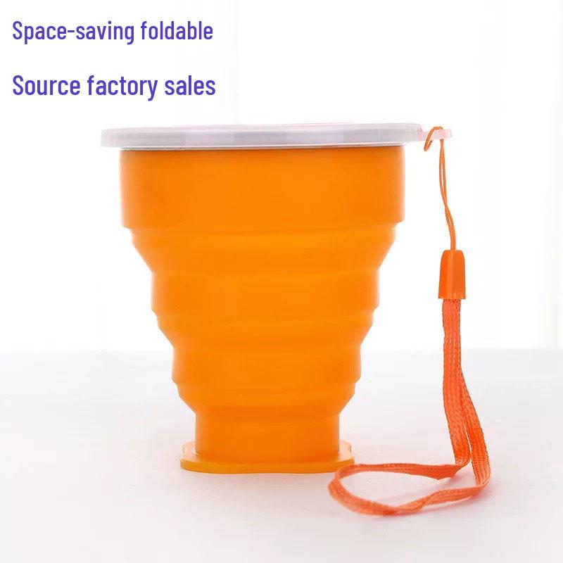 Collapsible Silicone Water Cup - Portable, Multifunctional, Candy Colors