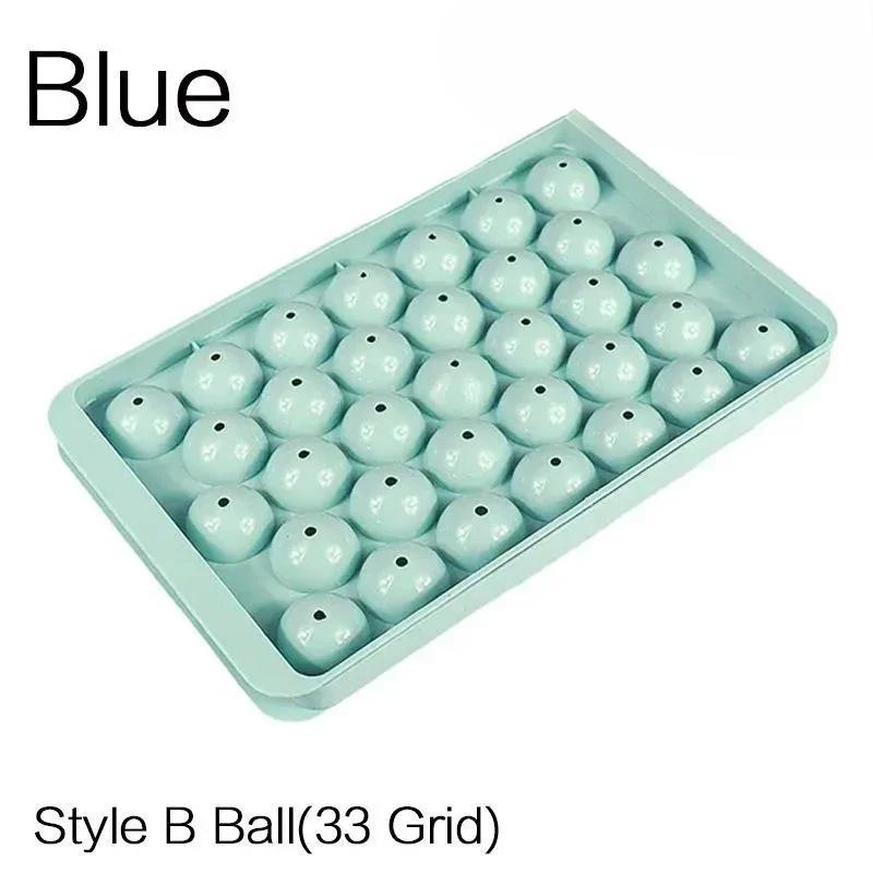 

18/33 Кругла куля Відділення для льоду ПП Форми для кубиків льоду Заморожені кульки для віскі Лоток для ескімо Коробки Для приготування подарунків Кухонне приладдя