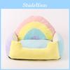 New Rainbow Design Cat Bed Sofa For Small Pets Soft And Cozy Pet Supplies