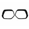 Glossy Black Rear View Mirror Rain Eyebrow Trim For Honda Accord 11th 2023-2025