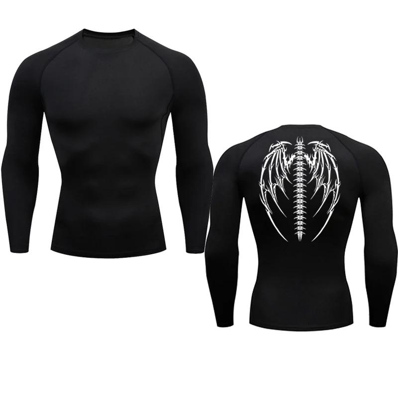 Maglietta Sportiva Uomo Maglia a Compressione Manica Corta Palestra Allenamento Corsa T-Shirt Uomo T-shirt Stampa Animeaderata Fitness Asciugatura Rapida Top