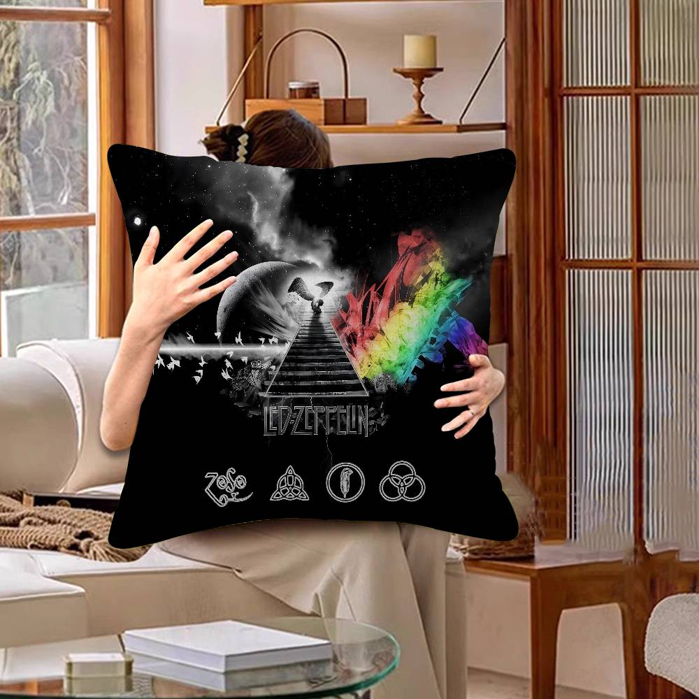 Band L-Led Z-Zeppelin Kissenbezug Toon Geschenk Kissenhülle Schlafzimmer Zuhause Sofa Stuhl Sitz Dekor Kissenhülle