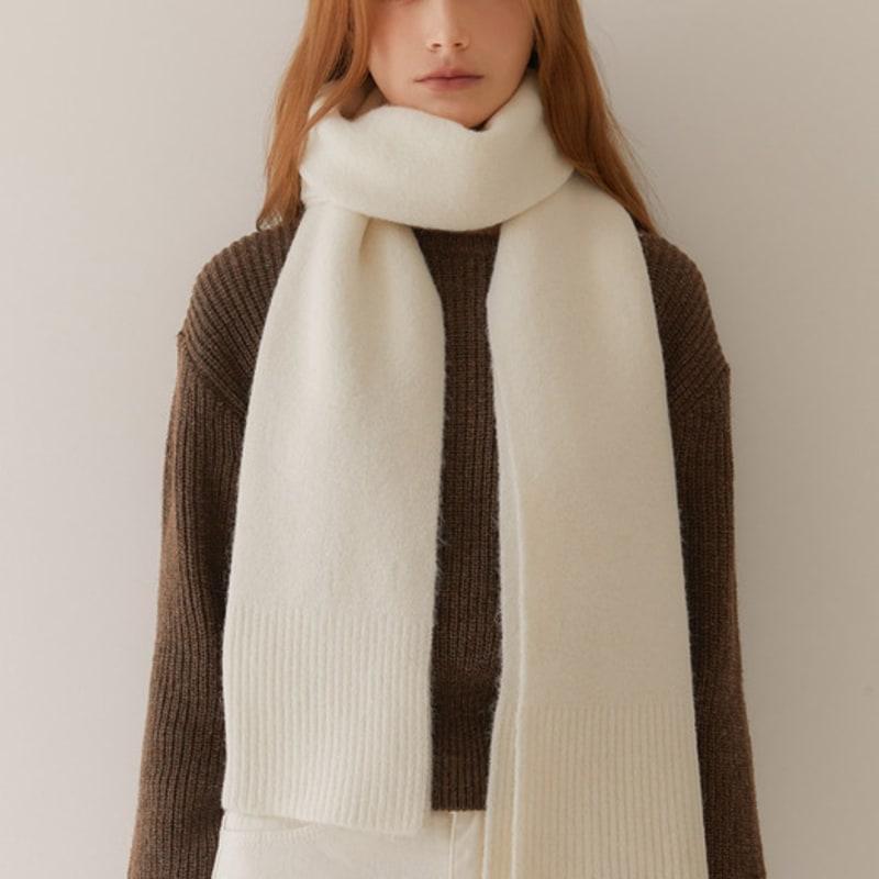 J.LARUEN Basic Knit Muffler (15 Colors)