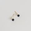 modernlike 14k gold onyx black earrings