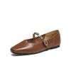BASTO Damenmode Retro Mary Jane Ballerinas
