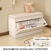 Flip-Top Shoe Cabinet & Bench: Multi-Functional Entryway Shoe Storage and Sofa Stool