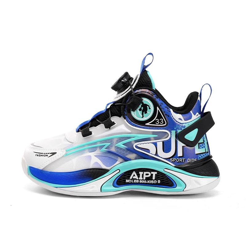 Children Sports Shoes Anti Slip Wear-resistant School Training Running Shoes Field Kids Basketball Shoes for Boys