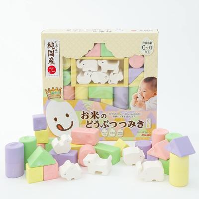 People Purely Domestic Rice Animal Building Blocks, Colorful KM-029