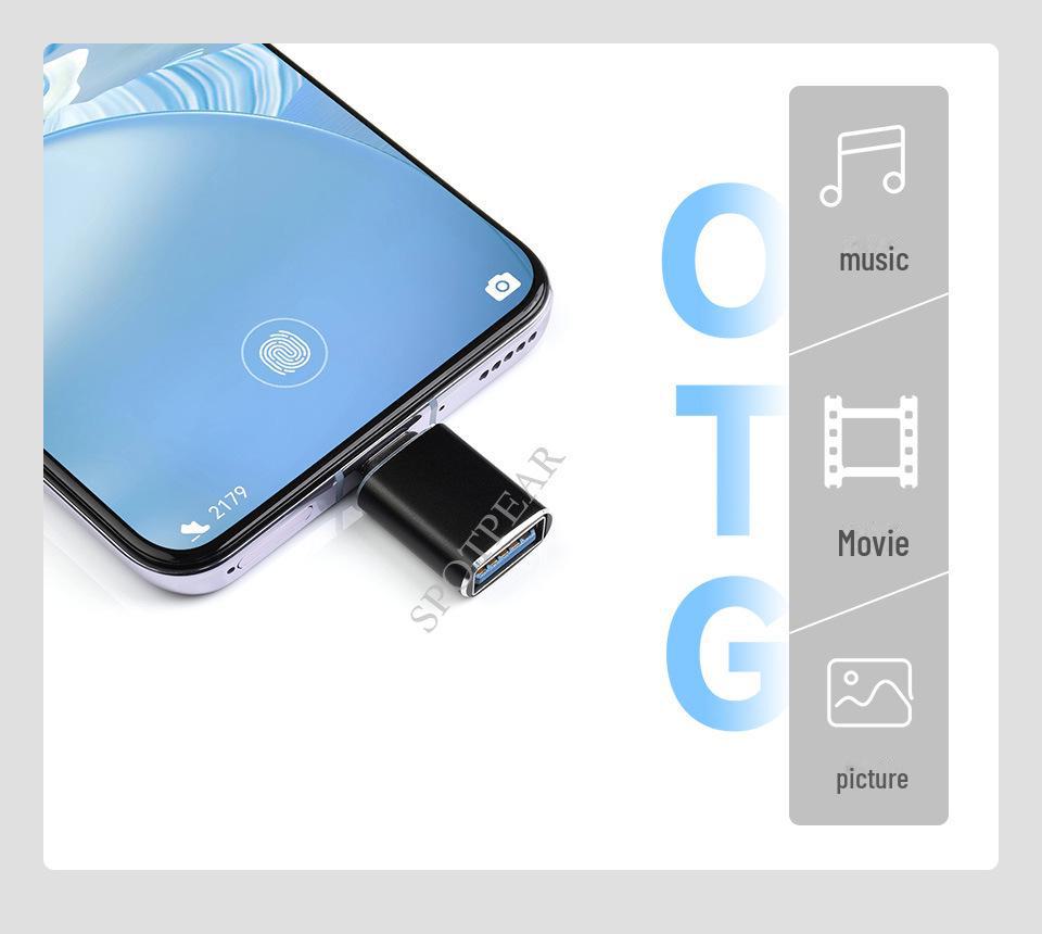 USB-C To USB 3.1 Adapter, 10Gbps Transfer, OTG Support