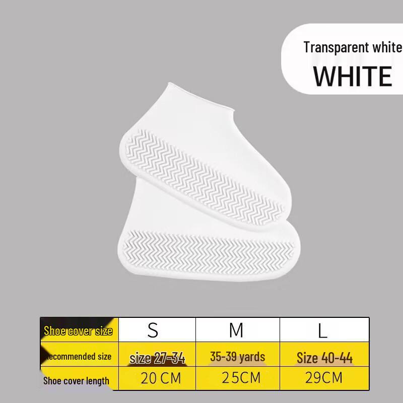 Waterproof Non-Slip Silicone Rain Boot Covers for Men & Women - Thickened, Wear-Resistant Outdoor Shoe Protectors