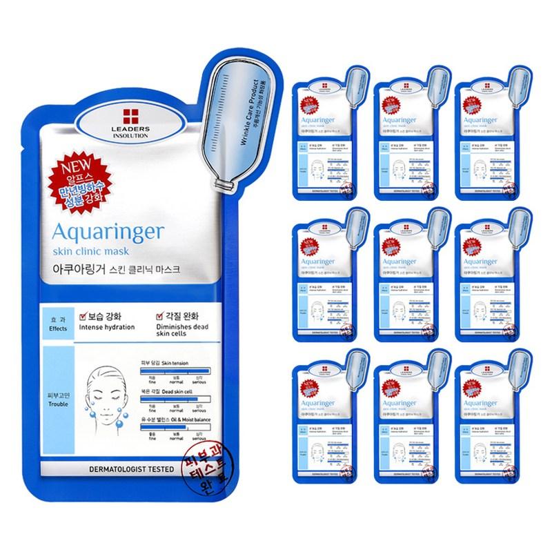 Leaders Aquaringer Skin Clinic Mask, 1 sheet, 10 pcs