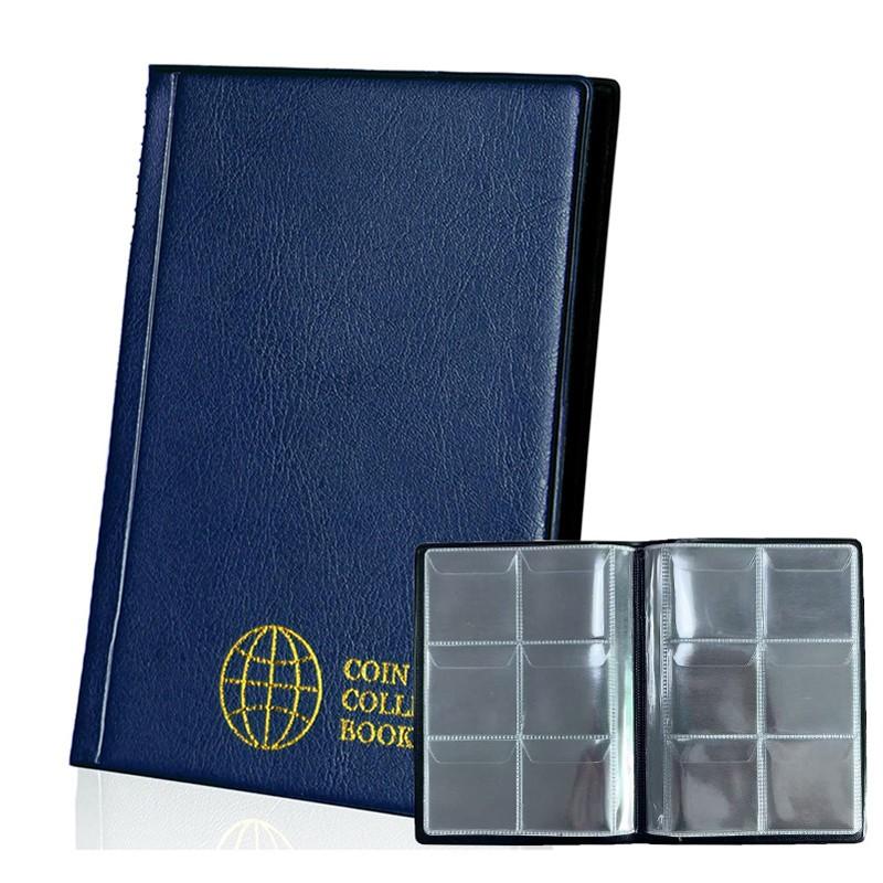 120/60 Grid Commemorative Coins Storage Organizer Clear PVC Money Holder Album Large-Capacity Coin Binder Collection