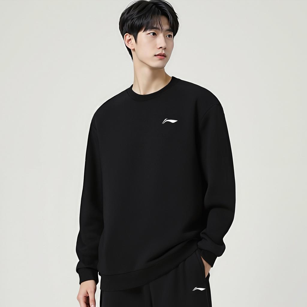 Li-Ning Hooded Pullover Versatile Fashion Sports Lifestyle Comfortable Trendy Vitality Simple Sweatshirt Unisex sweatshirt AWDVG77-1