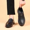 Fashion Handmade Leather Men Shoes High Quality Soft Bottom Comfortable Driving Shoes Non-Slip Leisure Business Men Loafers Shoes